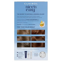 Clairol Nice'n Easy 5CB color swatches preview multi-dimensional tones.