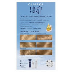 Clairol Nice'n Easy activator bottle showing blend formula for even coverage