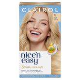 Clairol Nice'n Easy box 11 Ultra Light Blonde for natural-looking, dimensional color.