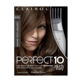 Clairol Nice'n Easy Perfect 10 color cream for natural-looking gray coverage.
