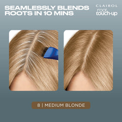 Clairol Nice'n Easy salon-inspired brush and bowl for precise application.