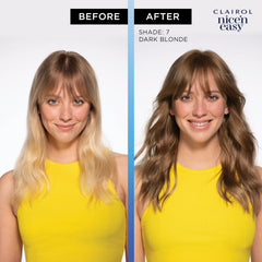 Gloves ready for Clairol Nice'n Easy 6R color application