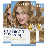 Clairol Nice'n Easy 8A box front shows natural-looking shade option for at-home coloring