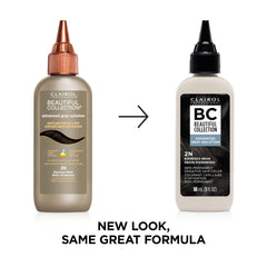 Clairol Professional Advanced Gray Solution application tube shows easy, gentle color application.
