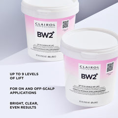 On-scalp lightening application with BW2+ showing controlled lift.