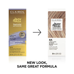 Clairol Professional Liquicolor permanent mixing bowl highlighting SOY4PLEX conditioning