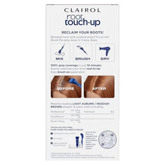 Clairol Root Touch-Up offers 100 gray coverage for a seamless blend