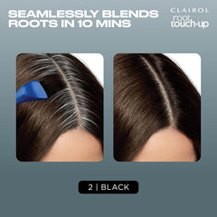 Clairol Root Touch-Up applying on roots for seamless blend
