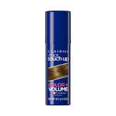 Clairol Root Touch-Up Color + Volume bottle pour covers gray roots instantly