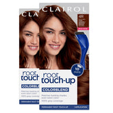 Clairol root touch-up kit brush and bowl for easy application.