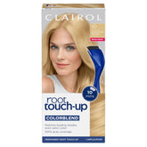Clairol Root Touch-Up kit shown with brush and bowl for at-home color refresh.