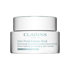 Clarins Cryo-Flash mask hero application for instant lift-like glow