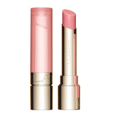 Clarins Lip Oil Balm pale pink swatch for a sheer shine and hydration boost.