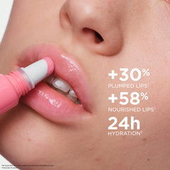 Clarins Natural Lip Perfector with sheer finish for soft, natural look.