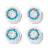 Clarisonic deep pore brush head with soft rounded bristles for gentle cleansing.
