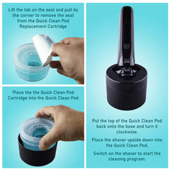 Clark Shaving Co. made in USA with a fresh fragrance for a clean feel.
