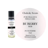 Clashoky Buberry fragancia, botella elegante para uso diario y notas duraderas.
