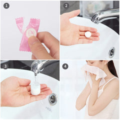 Classycoo envases individuales: toalla lista para llevar en bolsos y maletas.