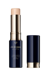 Clé de Peau Beauté Concealer SPF 27 Ivory swatch demonstrating full-coverage blend.