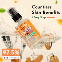 Suero Clean Beauty con ácido hialuronico, hidratación profunda.
