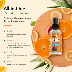 Suero Clean Beauty Niacinamida y ceramidas, refuerza la barrera cutánea.