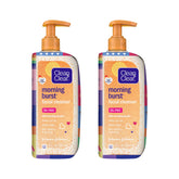 Clean & Clear Morning Burst pack de dos botellas para refrescar la piel y activar la mañana.