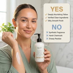 Clean + Kind loción con aloe vera, calma suave para irritaciones diarias.