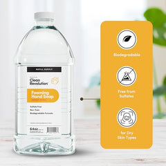 Dispensador de jabón espuma Clean Revolution compatible con recargas.