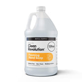 Clean Revolution Dreamy Citrus foam refill bottle shows 128oz size for easy refills