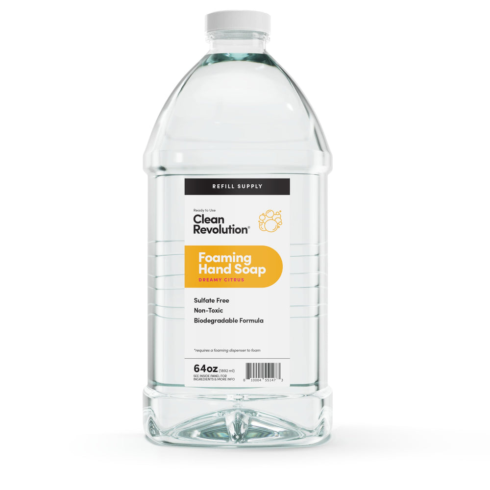 Recambio de jabón espuma Clean Revolution 64oz listo para rellenar.