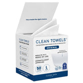 CLEAN SKIN CLUB, toallitas faciales grandes, uso diario sin irritación.