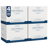 Clean Skin Club Clean Towels XL pack closed for organized storage