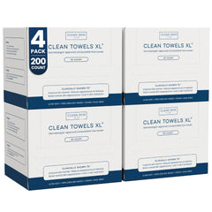 Clean Skin Club Clean Towels XL pack closed for organized storage