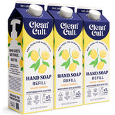 Jabón líquido para manos Cleancult con limon-verbena, limpieza suave.