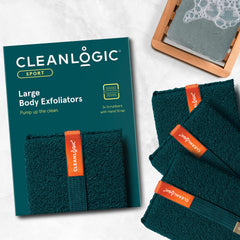 Cleanlogic cepillo corporal grande, masaje circular para renovación de la piel.