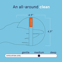 Cleanlogic Detoxify: aplicación circular en la ducha para eliminar impurezas y células muertas.