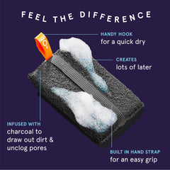 Cleanlogic Detoxify uso diario: exfoliante de carbón para una piel limpia tras la ducha