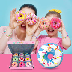 Clear and Fresh Donut Bath Bombs ingredients list highlights safe, premium components