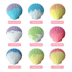 Clear and Fresh bath bomb fizzing in water with colorful colors.