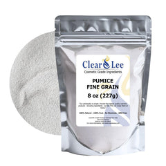 ClearLee pumice in a resealable bag ready for storage and use