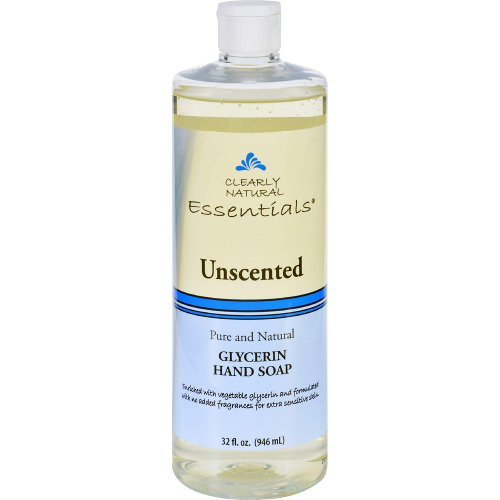 Clearly Natural jabon liquido de glicerina, recarga sin fragancia para manos suaves