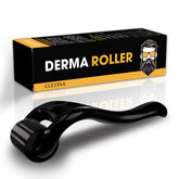 CLETINA 540 titanium derma roller close up showing precision head for at home skincare