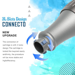 CLETINA derma roller pen ergonomic handle for comfortable use.