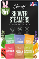 CLEVERFY pastillas de ducha jengibre y naranja, aroma relajante para spa en casa