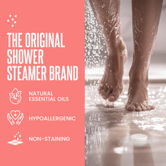 Cleverfy Menthol & Eucalyptus shower steamer for cooling relief.