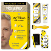 CLEVERMAN Lightest Blond kit box shows complete color set for effortless gray coverage