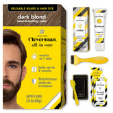 Cleverman reusable dye kit in dark blond for natural gray coverage at home.