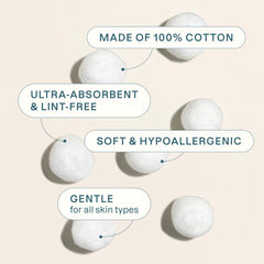 Cliganic cotton balls are 100% pure, natural, and eco-friendly.