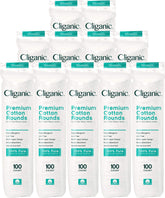 Cliganic Premium Cotton Rounds for Face, bulk 1200, soft and lint-free.
