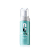 Clinique Acne Solutions Daily Foam Cleanser bottle demonstrates fragrance-free formula for daily use.
